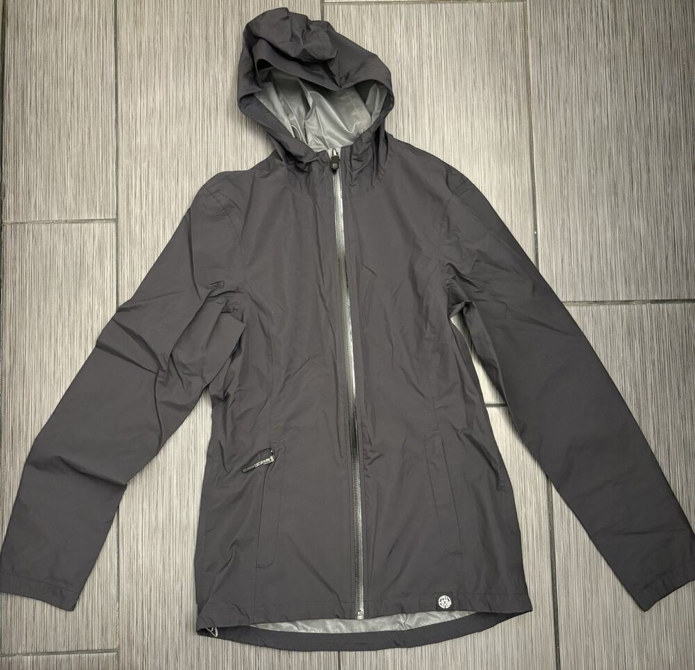 REI Co-Op Women's Lightweight Rain Jacket Size XS Black Outdoor Hiking